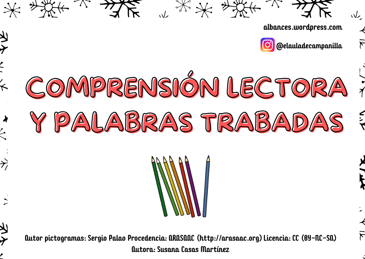 Comprensión lectora y palabras trabadas